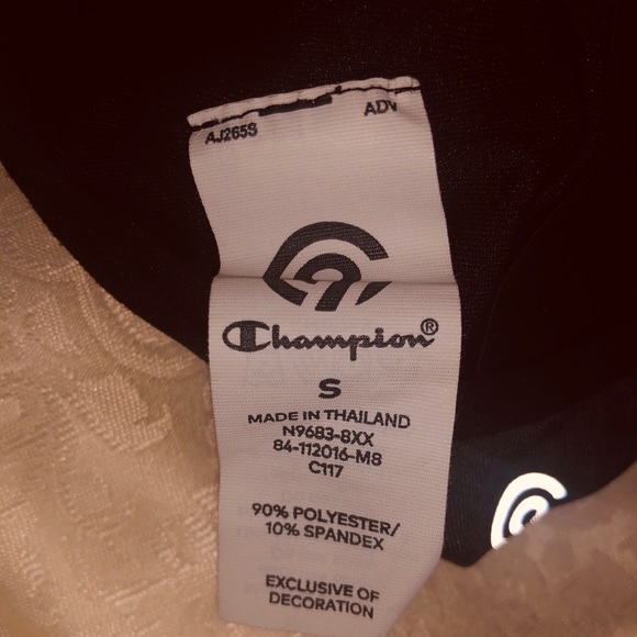 Champion Sports Bra – Unpadded | Size Small | Blue & Black - Picture 2 of 3